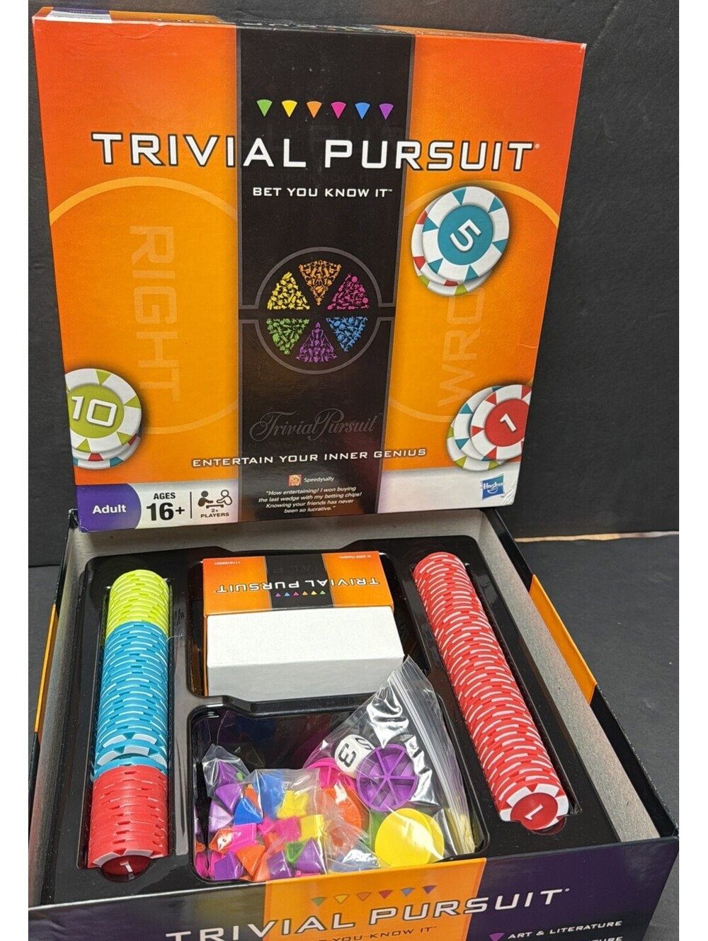 Trivial Pursuit 2009 Board Game Adult 16+ 2+ Players Excellent